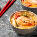 Zuppa di Gamberi Thailandese