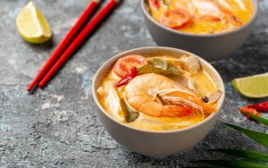 Zuppa di Gamberi Thailandese